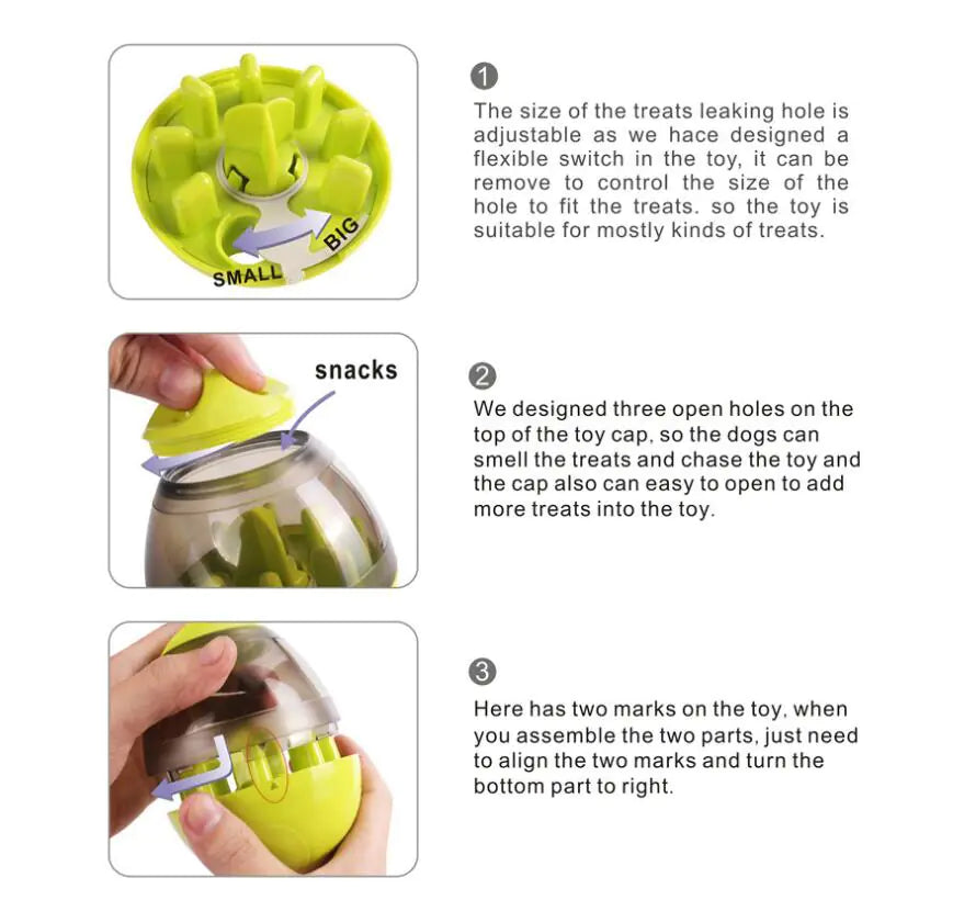 Pet Treat Dispenser Ball