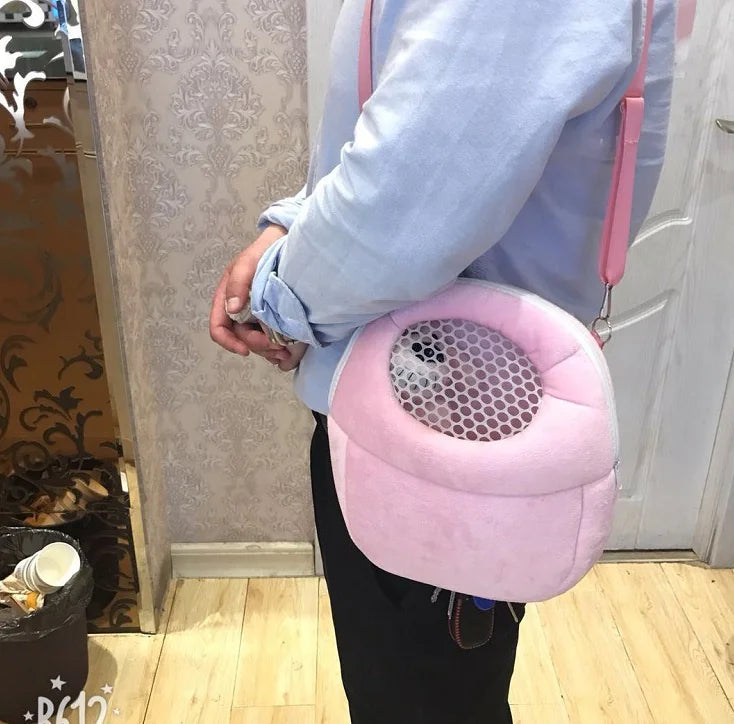 Soft Plush Small Pet Carrier Bag
