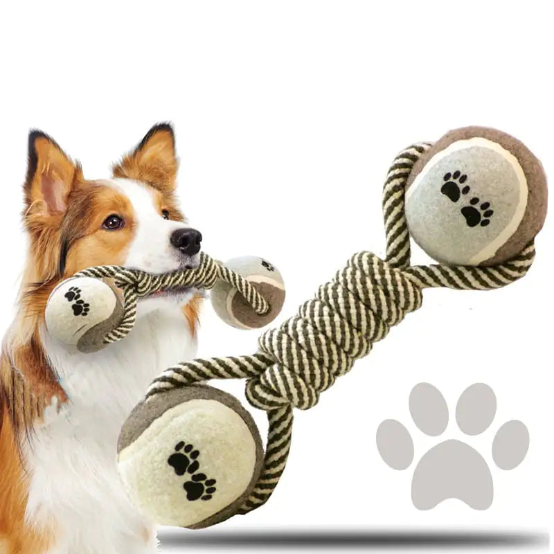 Cotton Rope Dog Dumbbell