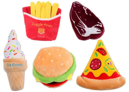 Foodie Squeaky Dog Toy