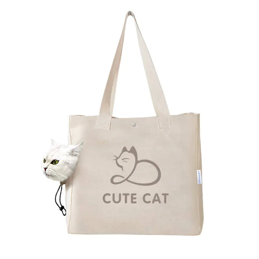 Canvas Pet Print Travel Bag