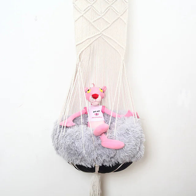 Handcrafted Bohemian Cat Hammock