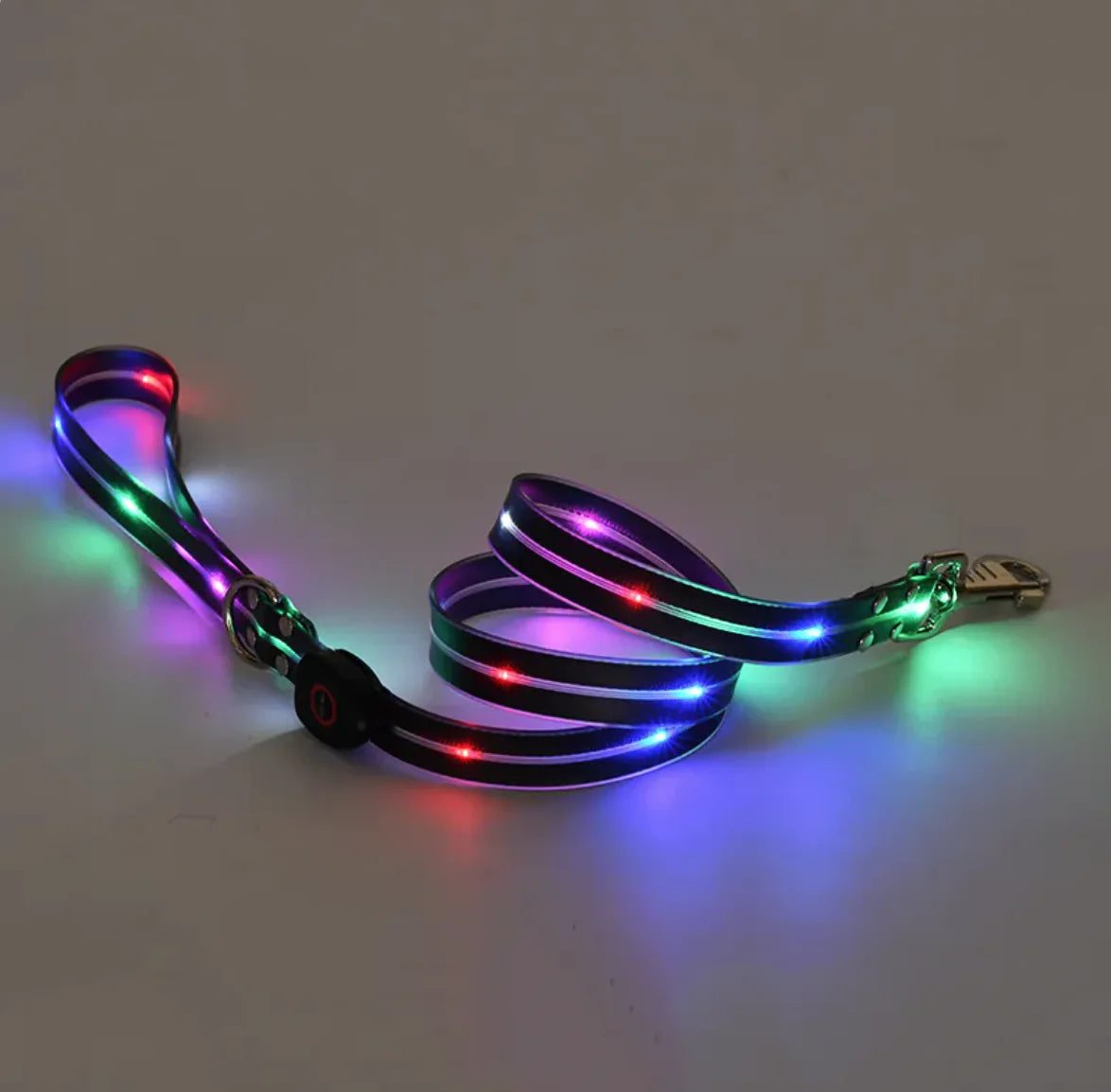 Illuminated Pet Collar & Leash