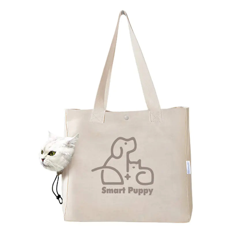 Canvas Pet Print Travel Bag