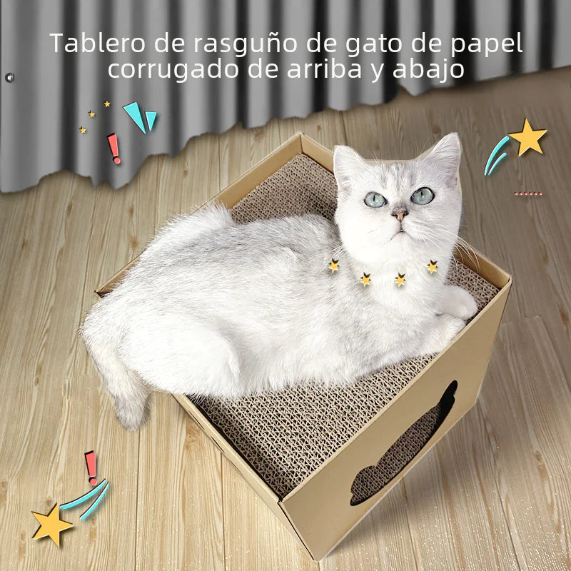 Milk Box Cat Scratcher House