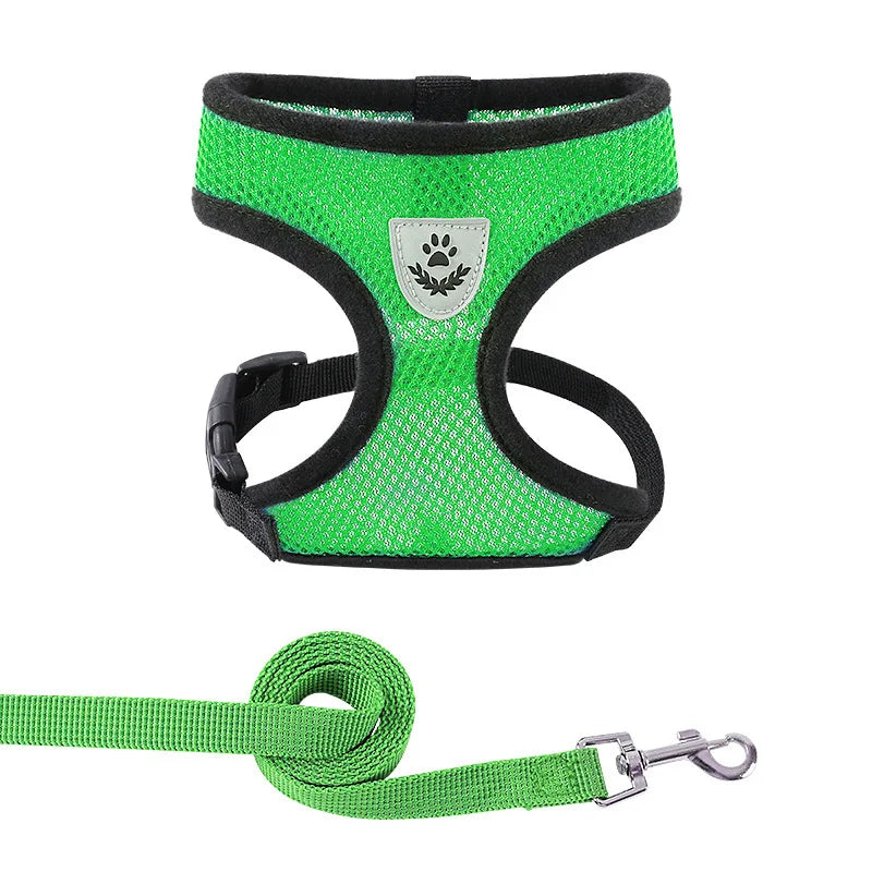 Reflective Pet Harness & Leash