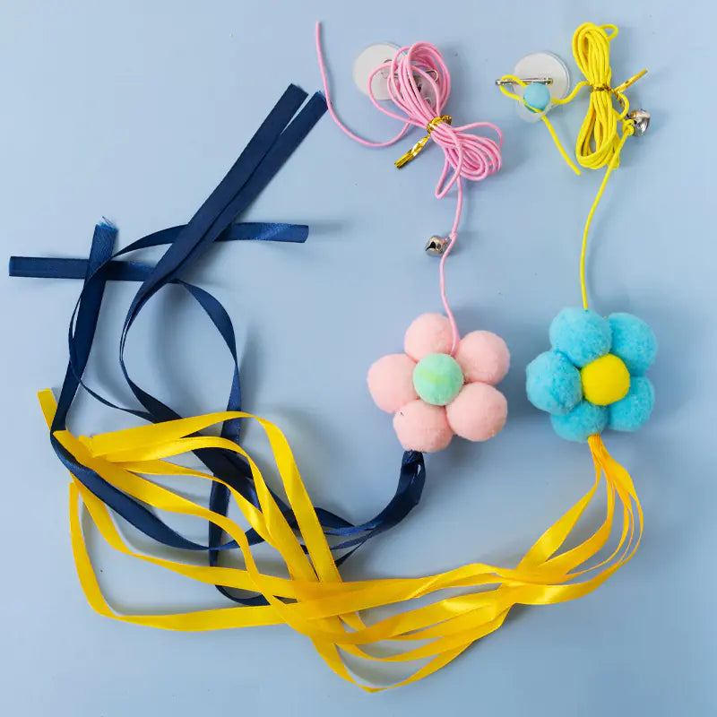 Dynamic Hanging Plush Cat Toy