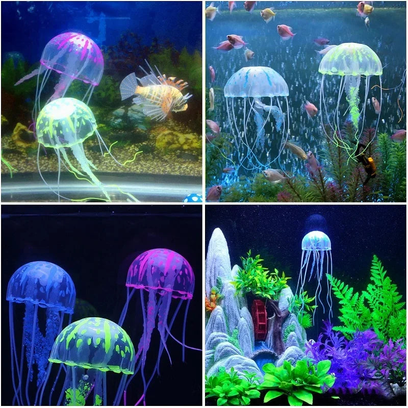 Luminous Silicone Jellyfish Ornament