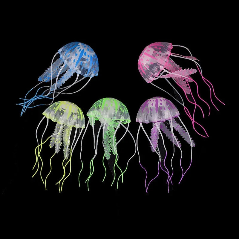 Luminous Silicone Jellyfish Ornament