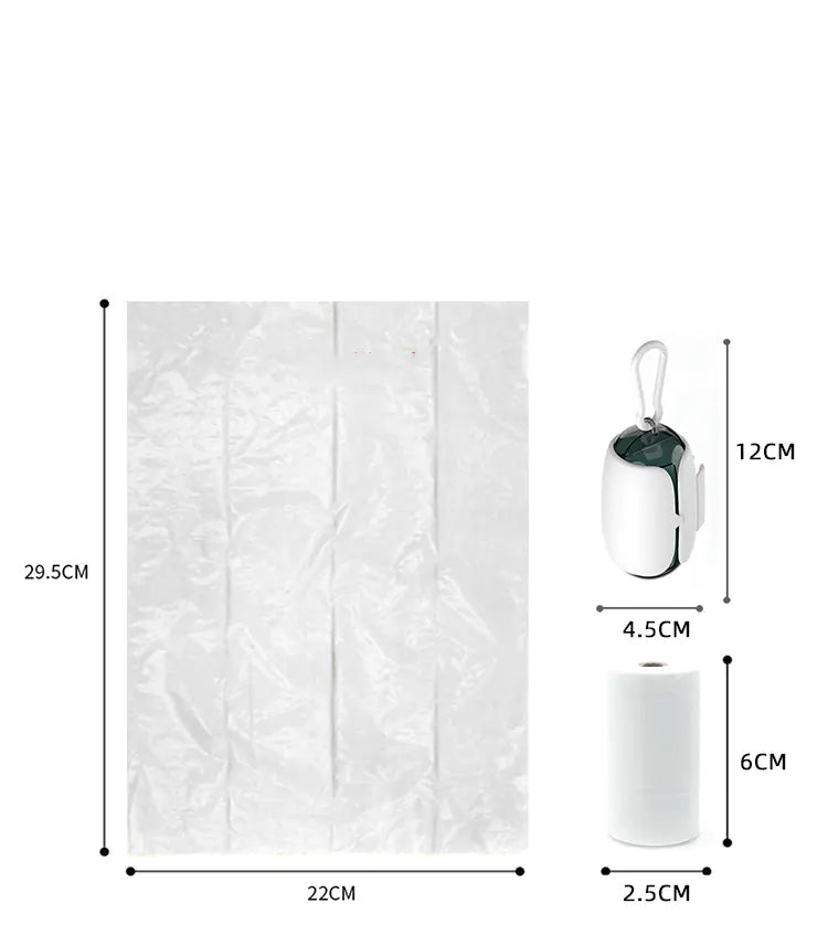 Pet Poop Bag Dispenser Kit