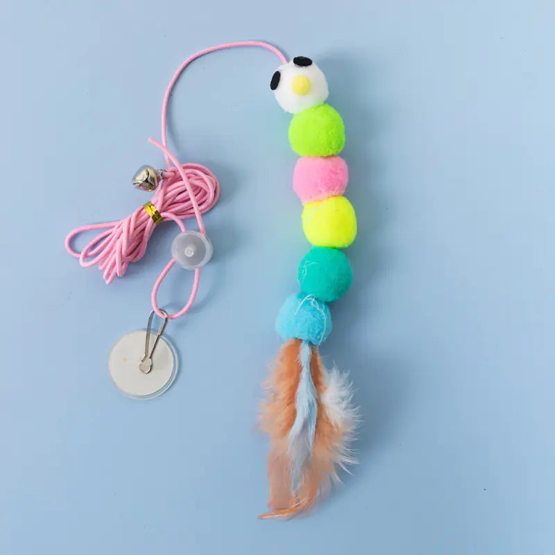 Dynamic Hanging Plush Cat Toy