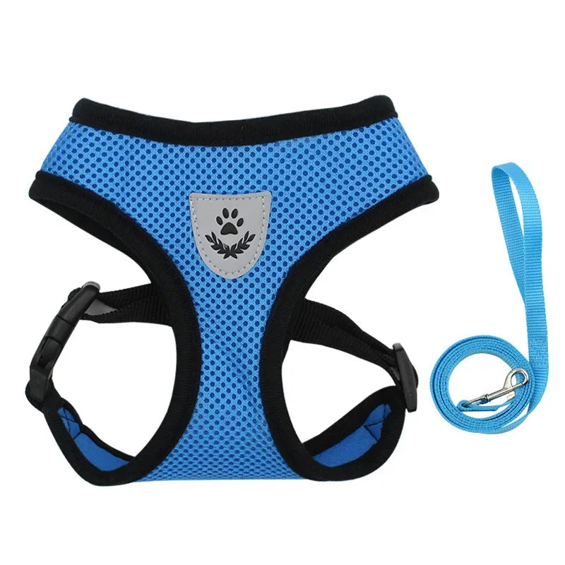 Reflective Pet Harness & Leash