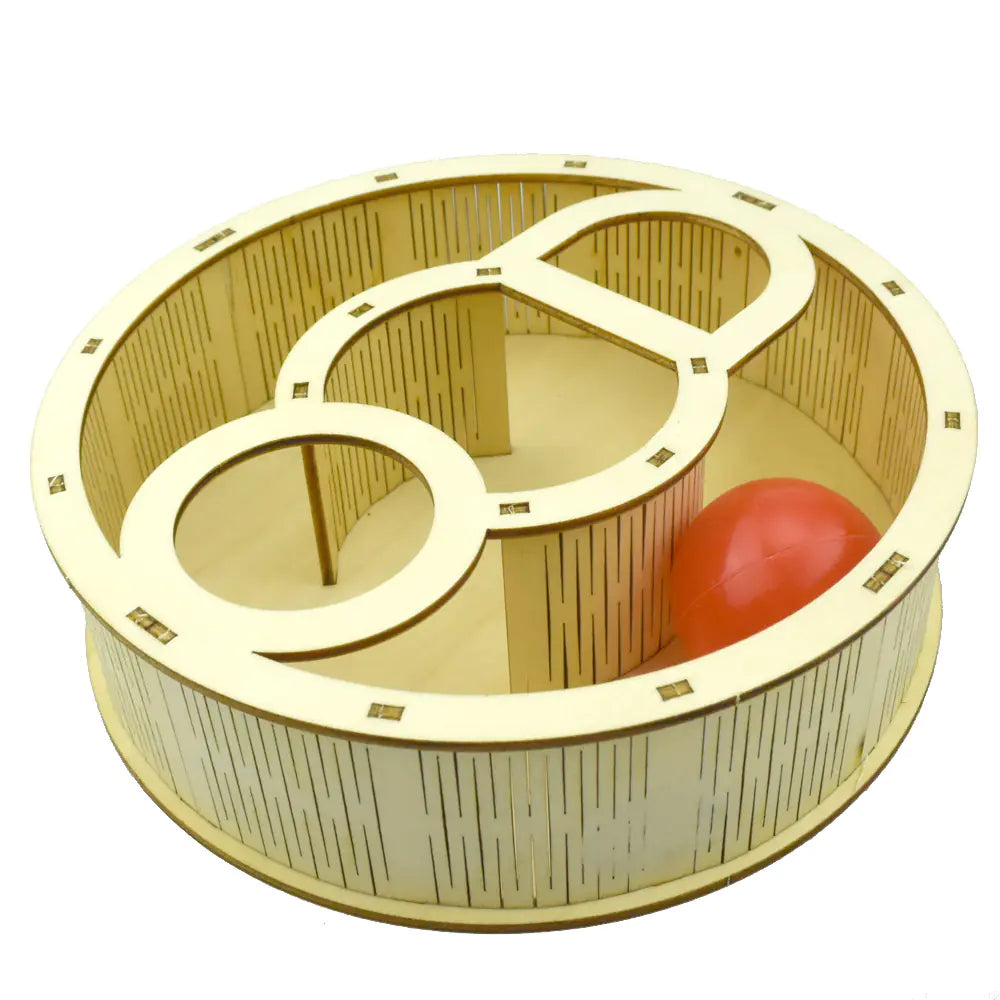 Natural Wood Hamster Activity Playground