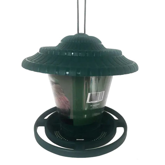 Transparent Hanging Bird Feeder for Indoor/Outdoor Use