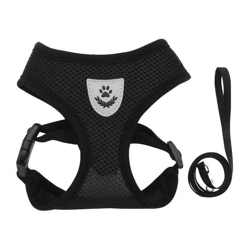 Reflective Pet Harness & Leash