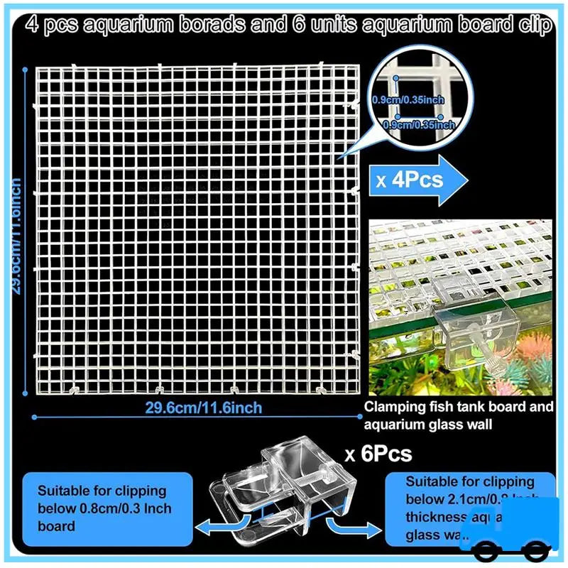 Modular Aquarium Grid Cover Kit