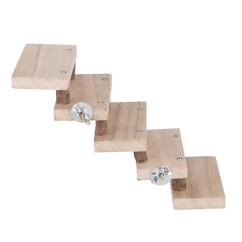 Natural Wood Pet Climbing Ladder