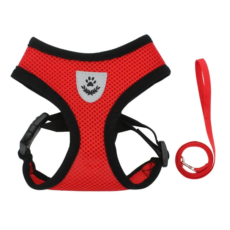 Reflective Pet Harness & Leash