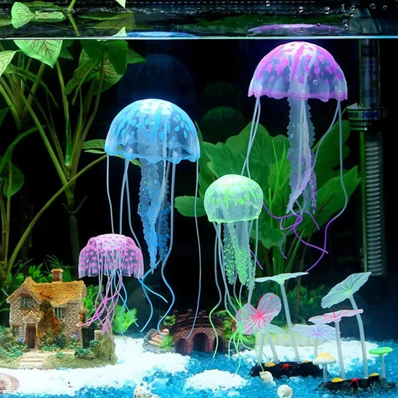 Luminous Silicone Jellyfish Ornament