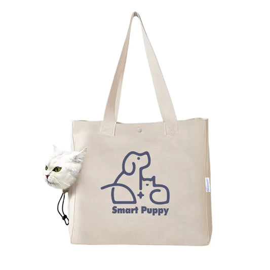 Canvas Pet Print Travel Bag