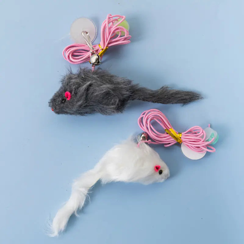Dynamic Hanging Plush Cat Toy