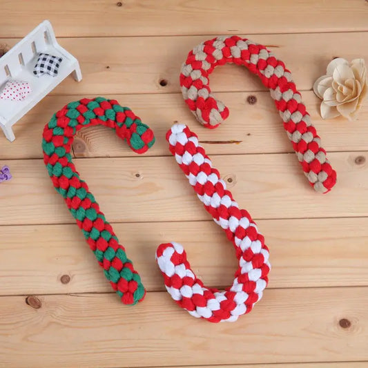 Christmas Candy Cane Dog Chews