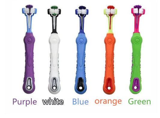 Double-Headed Pet Dental Brush