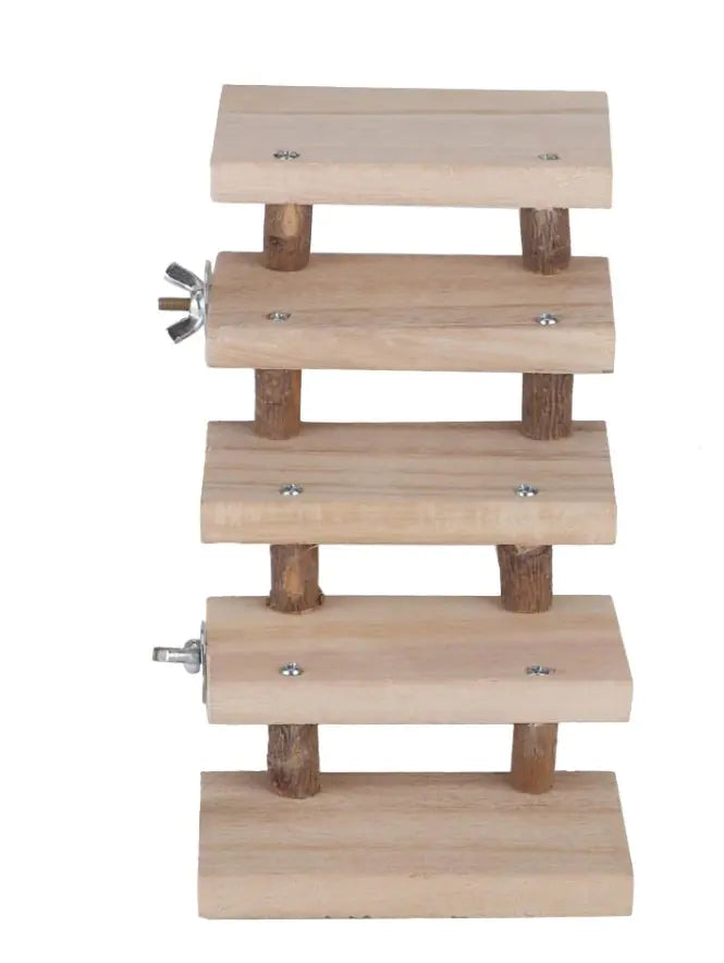 Natural Wood Pet Climbing Ladder