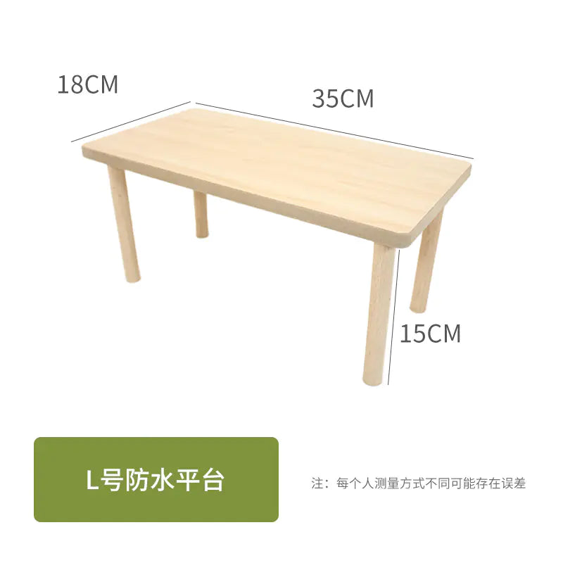 Natural Wood Hamster Activity Platform