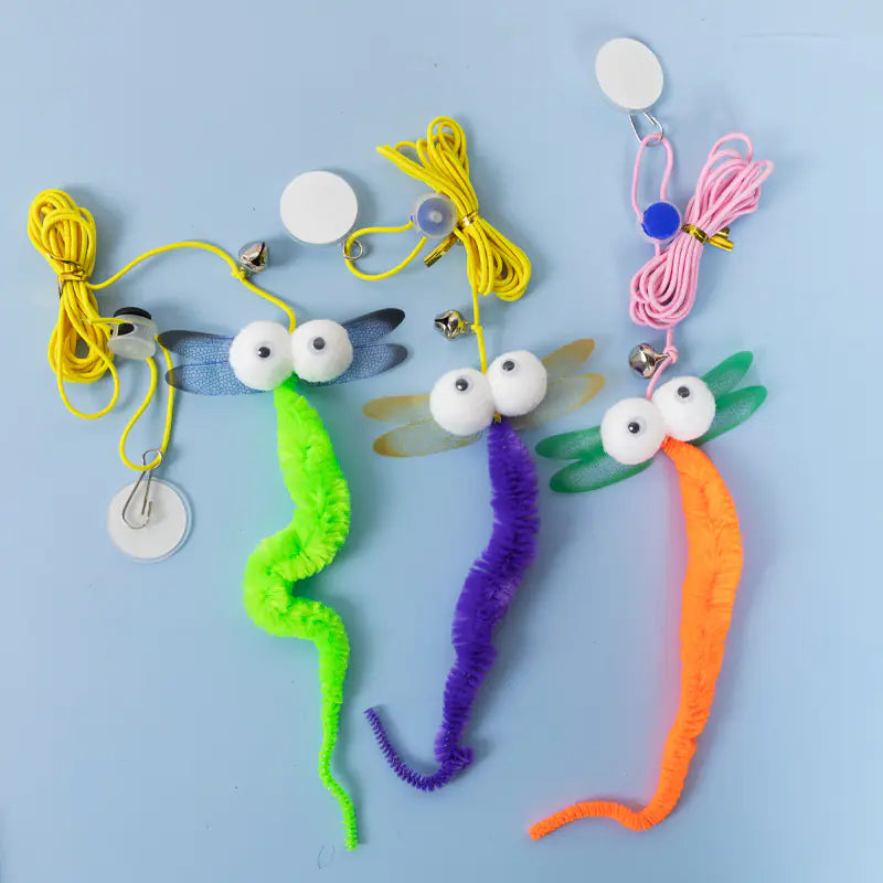 Dynamic Hanging Plush Cat Toy