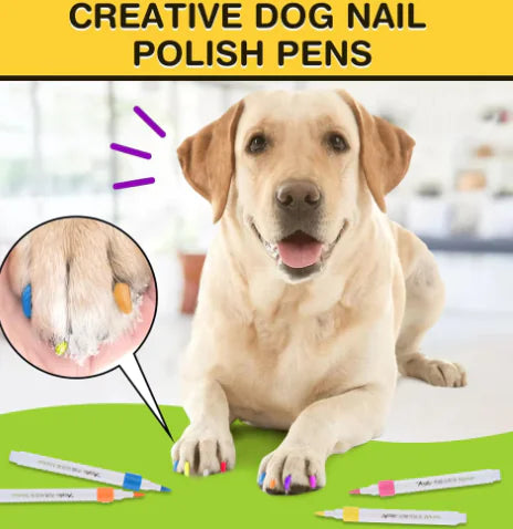 Pet Nail Art Pens (12-Color Set)