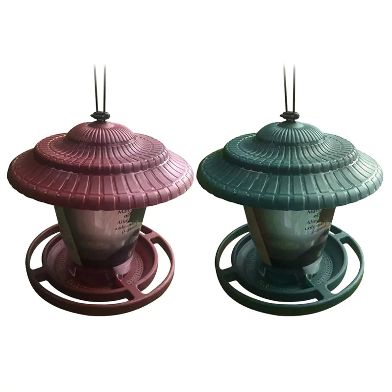 Transparent Hanging Bird Feeder for Indoor/Outdoor Use