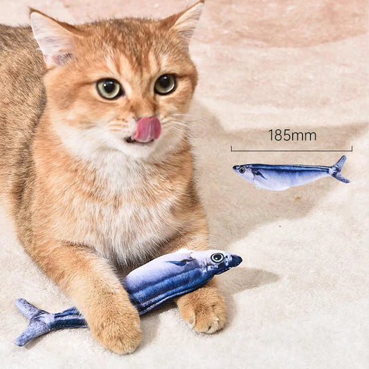 Moving Catnip Fish Toy