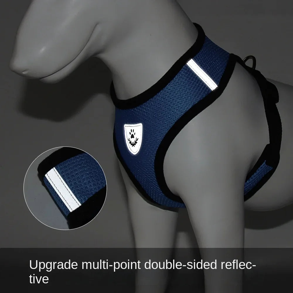 Reflective Pet Harness & Leash