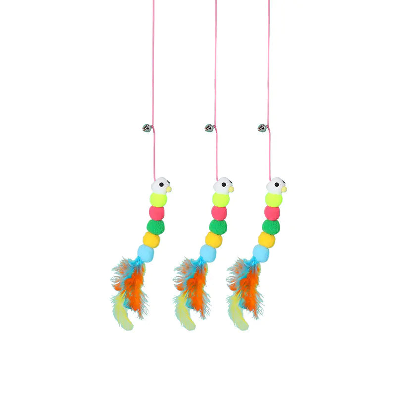 Dynamic Hanging Plush Cat Toy