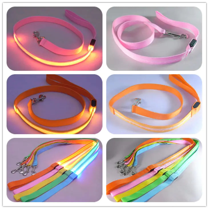 LED Safety Dog Walking Leash