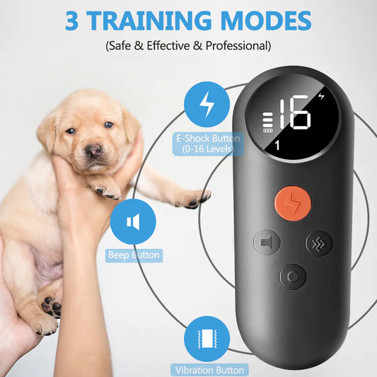 Color Screen Dog Bark Stopper Trainer for Pets