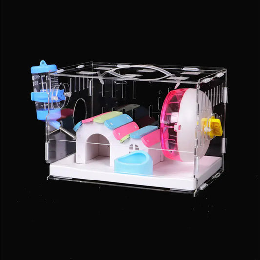Ja-kal Transparent Hamster Villa