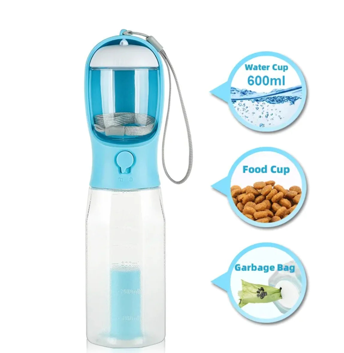 Multi-Function Pet Travel Bottle