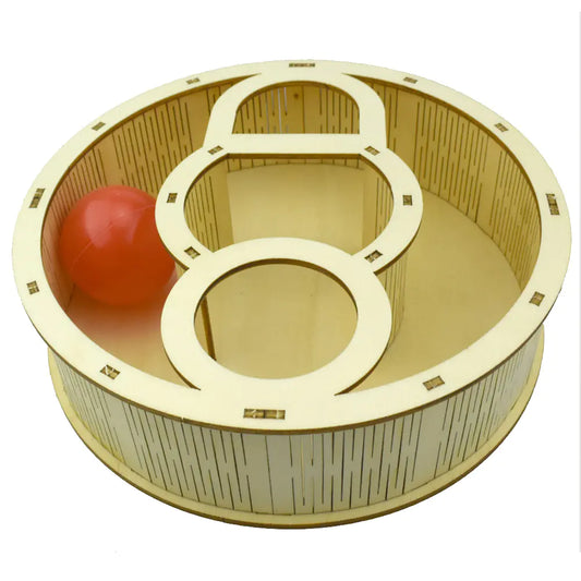Natural Wood Hamster Activity Playground