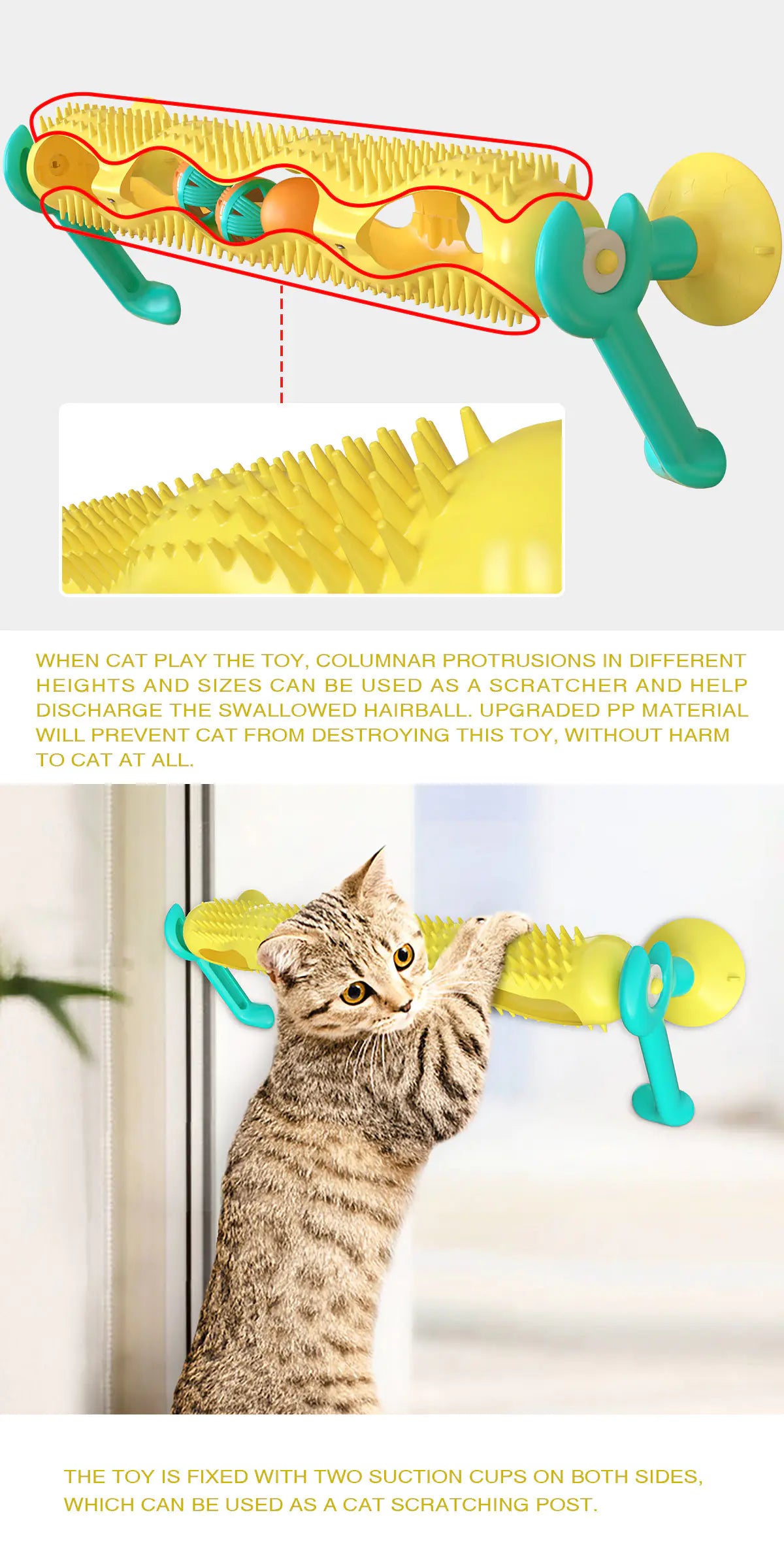Rotating Orbit Cat Play Ball