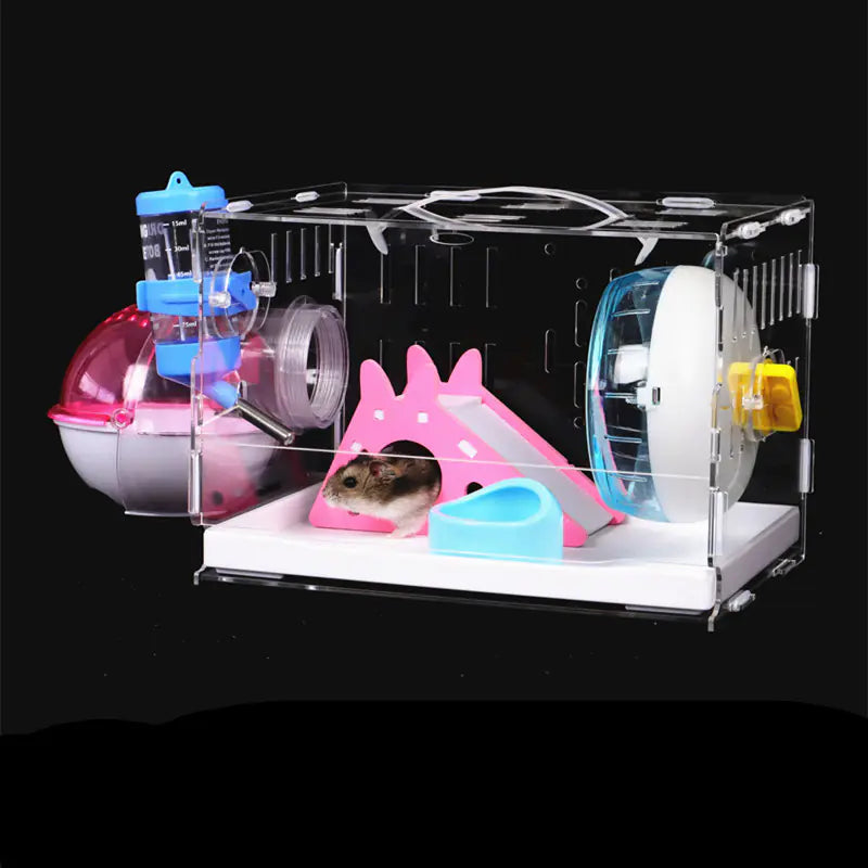 Ja-kal Transparent Hamster Villa