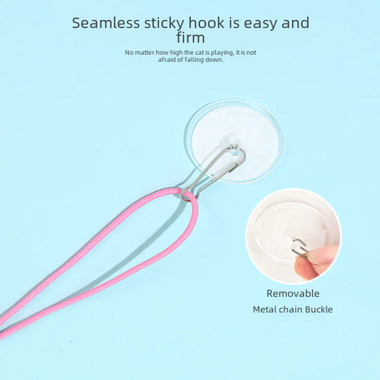 Dynamic Hanging Plush Cat Toy